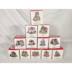 NOS 1990's The Americana Collection 12 Piece MIni Town Collectables